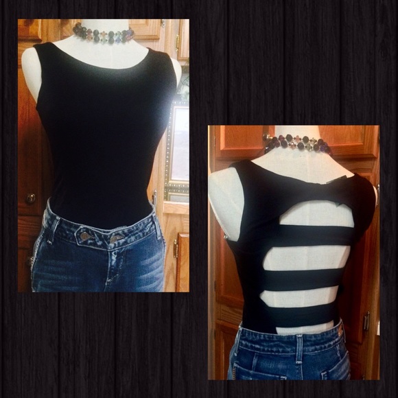 🔥 Strap Back BodyCon Dress in Black - Picture 5 of 8